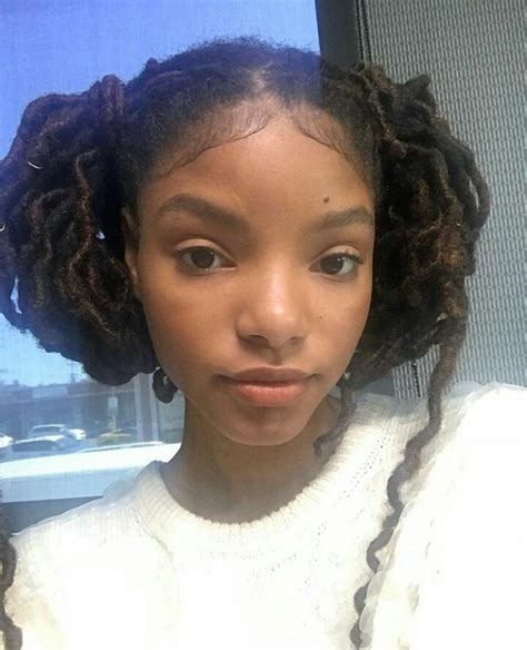 chloe bailey natural hair|halle bailey hairstyles.